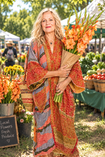 Kantha Kimono # YR-22