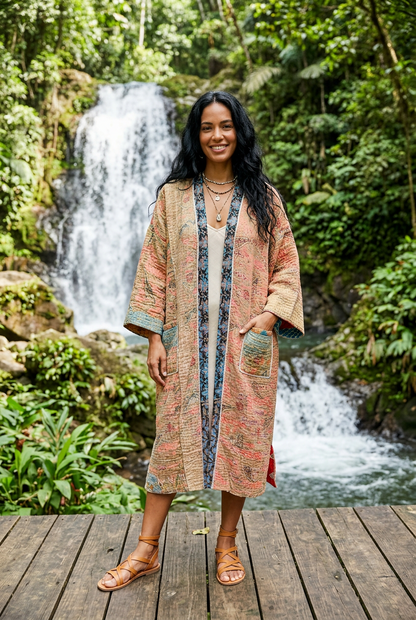 Kantha Kimono #MX-31